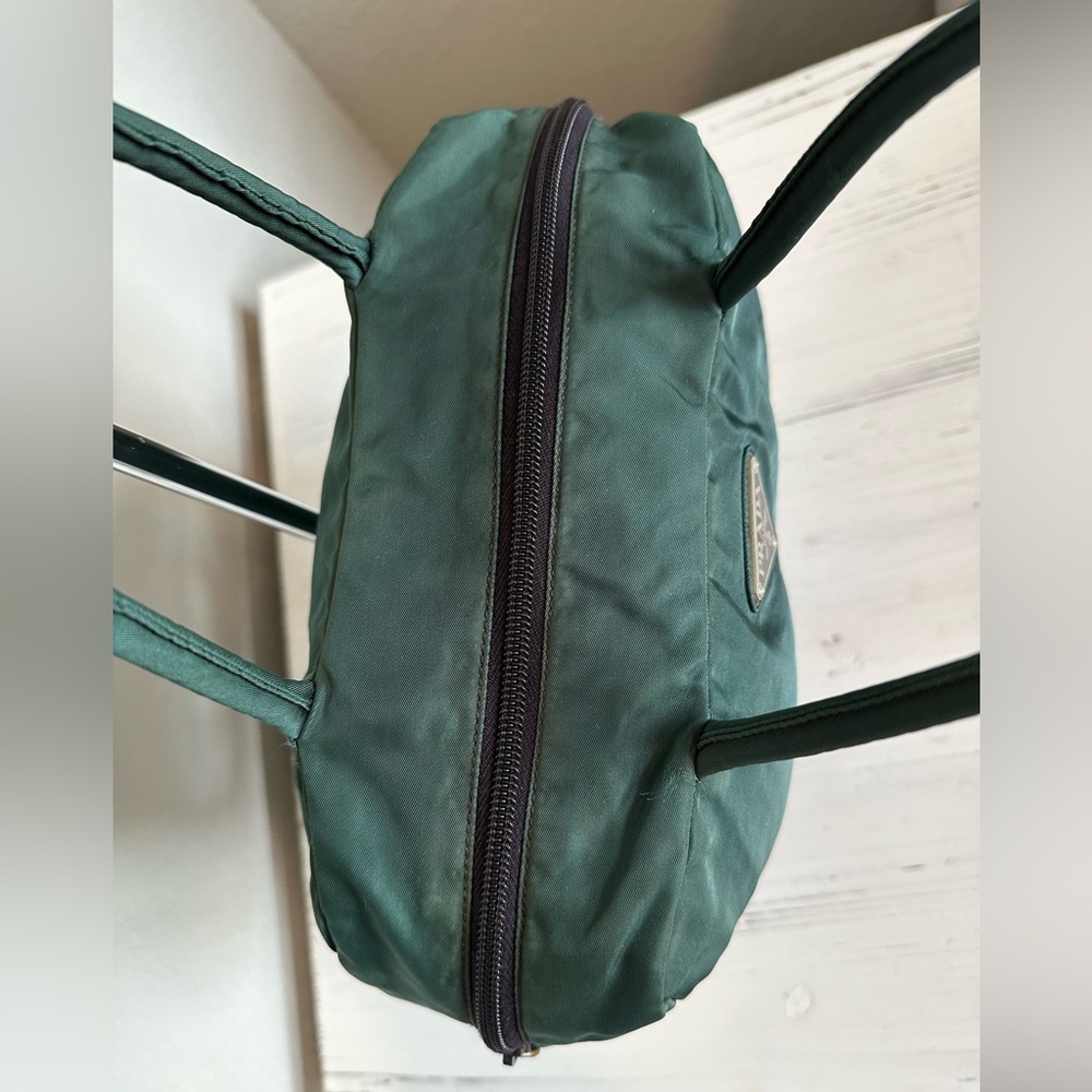 SOLD Prada Nylon Green Tessuto City Tote - Picture 8 of 14